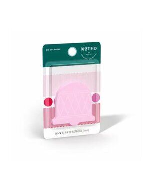 Noted by Post-it® Sticky Notes, 1 Pink Bell Ornament-Shaped Sticky Note Pad